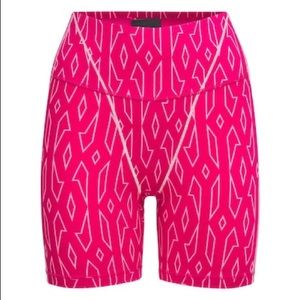 ivy park pink monogram bra and short set